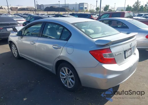 2012 Honda Civic Ex z USA, uszkodzony, nr VIN 19XFB2F88CE333653